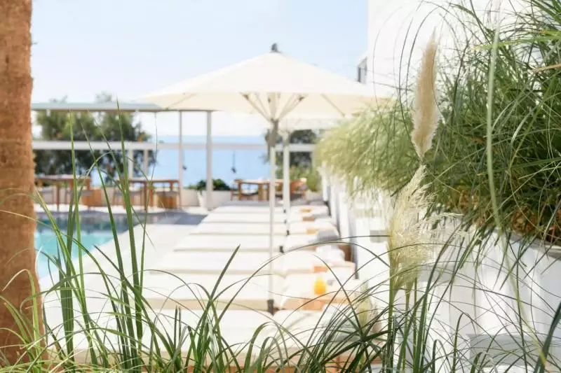 Kamari Beach Szantorini Kamari