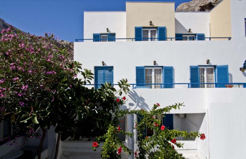 Szantorini Perissa utazás Marianna Hotel