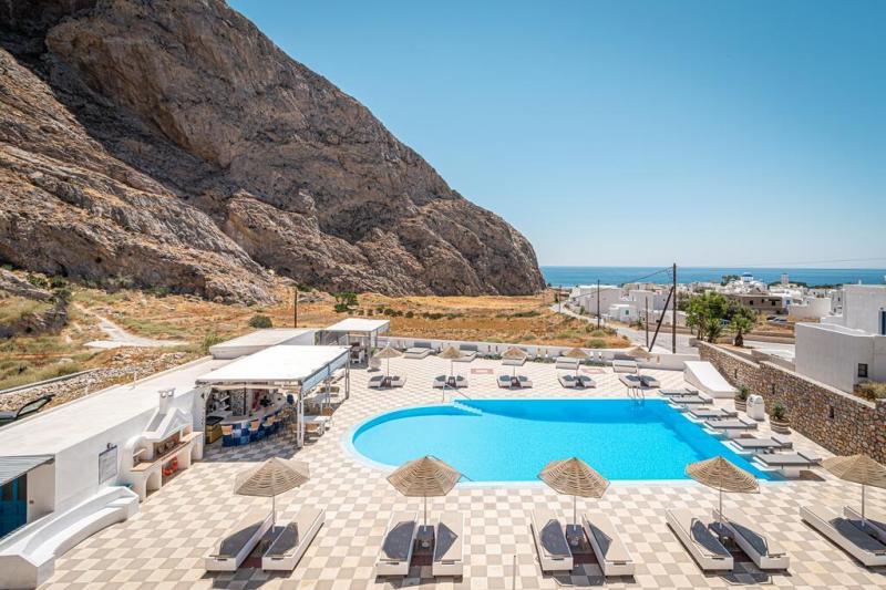 Szantorini Perissa utazás Marianna Hotel