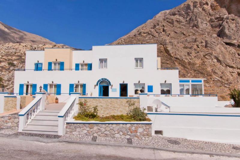 Szantorini Perissa utazás Marianna Hotel