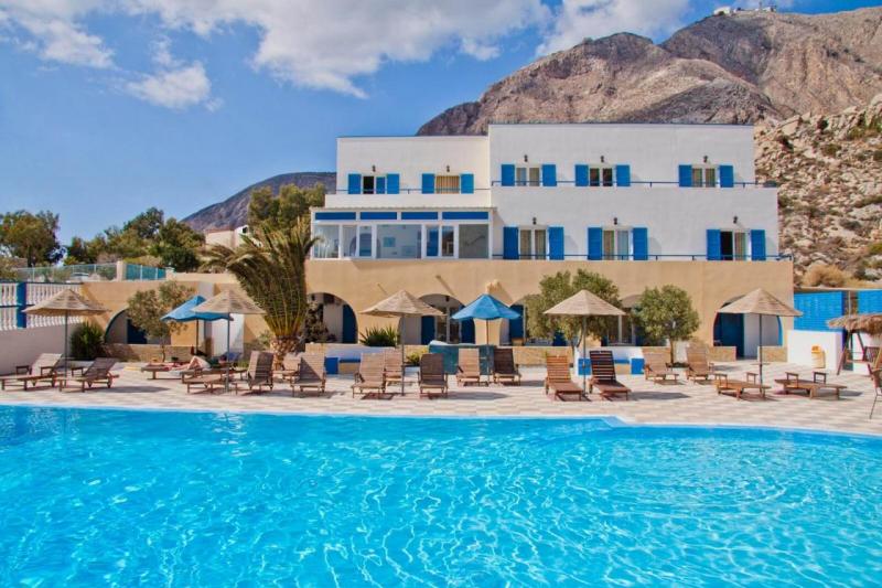 Szantorini Perissa utazás Marianna Hotel