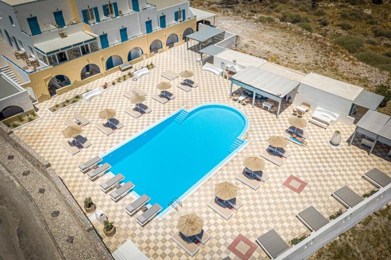 Szantorini Perissa utazás Marianna Hotel