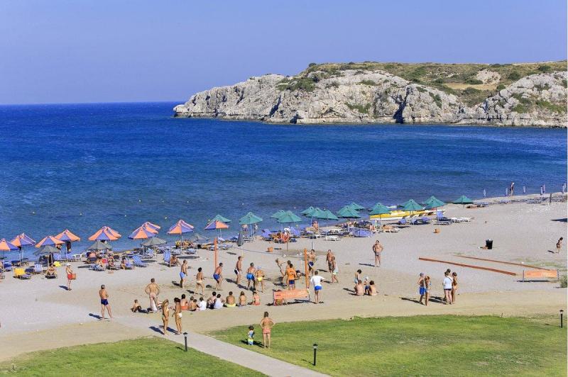 Rodosz Kolymbia utazás Myrina Beach