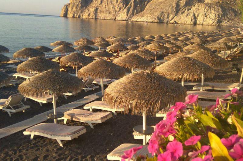 Szantorini Kamari utazás Oxygen Sea Side Hotel