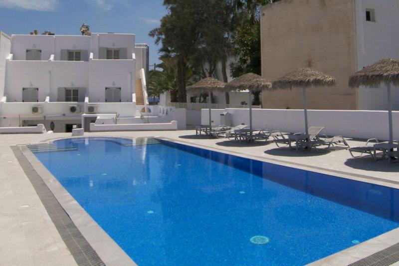 Szantorini Kamari utazás Oxygen Sea Side Hotel