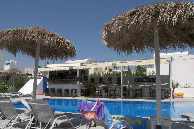 Szantorini Kamari utazás Oxygen Sea Side Hotel