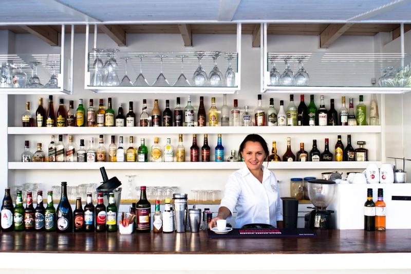 Szantorini Kamari utazás Rosebay Hotel