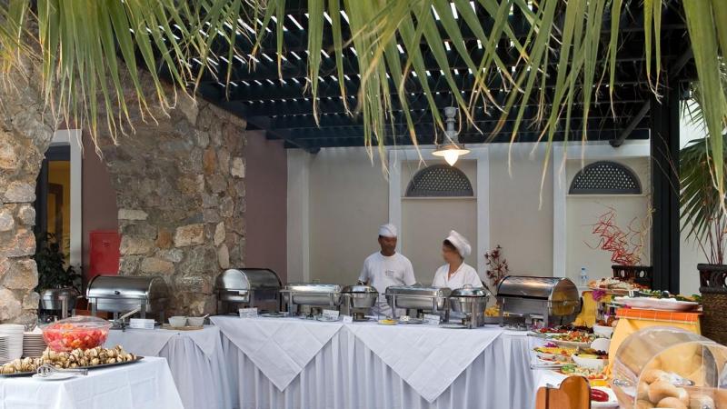 Szantorini Kamari utazás Rosebay Hotel