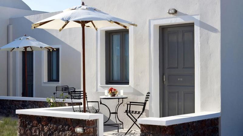 Szantorini Kamari utazás Rosebay Hotel