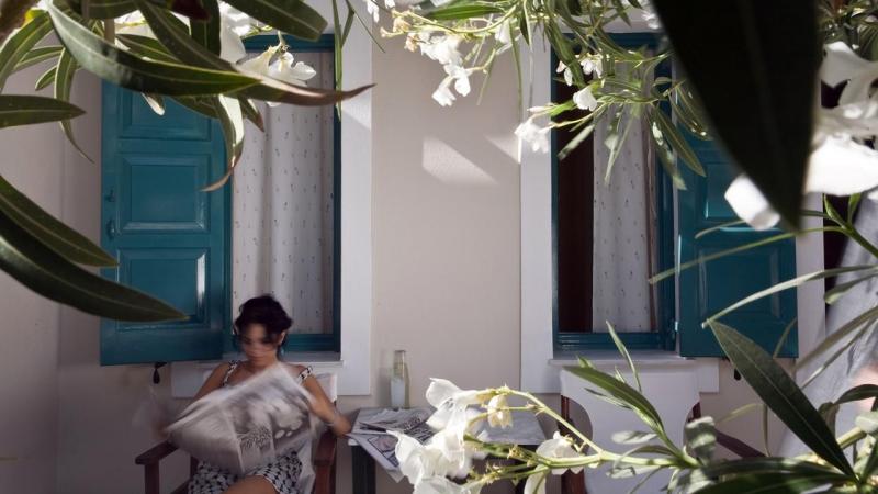 Szantorini Kamari utazás Rosebay Hotel