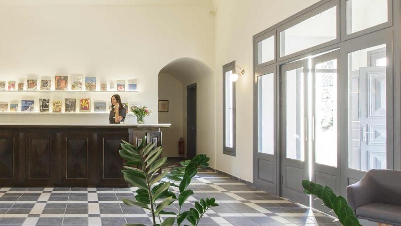 Szantorini Kamari utazás Rosebay Hotel