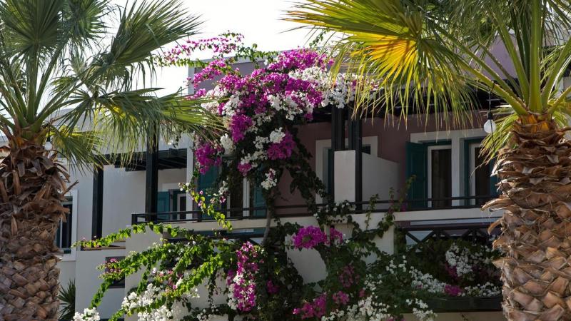 Szantorini Kamari utazás Rosebay Hotel