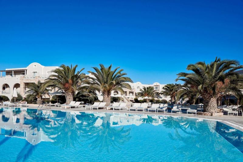 Szantorini Perivolos utazás Santo Miramare Resort