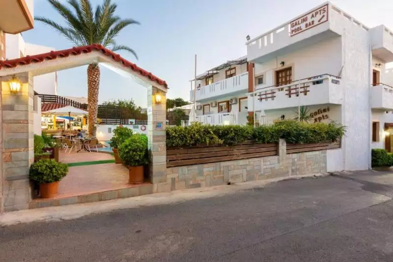 Galini Apartments Kréta Analipsi