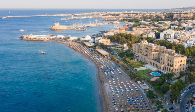 Rodosz Rhodes utazás Grande Albergo Delle Rose