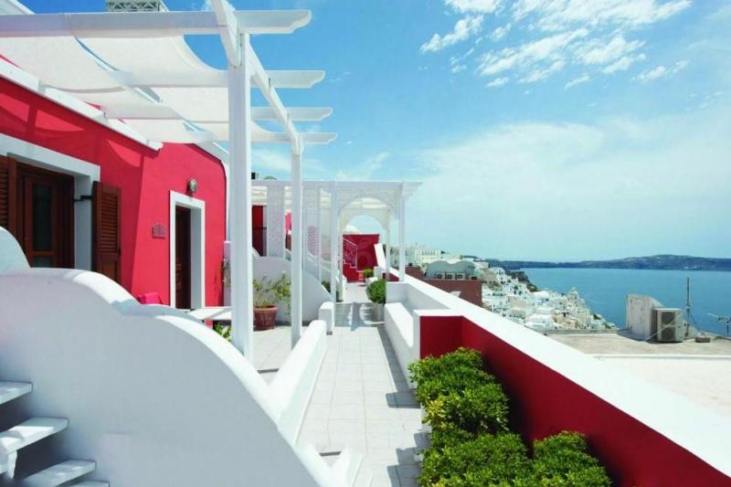 Szantorini utazás Theoxenia Hotel