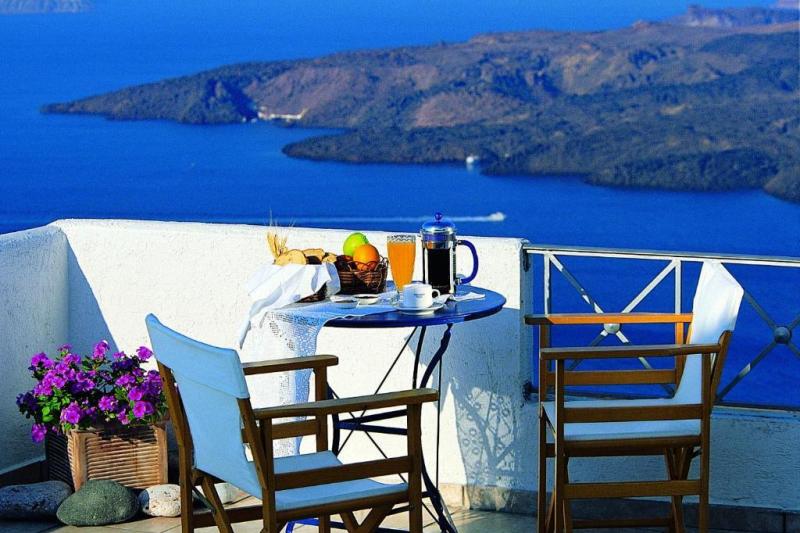 Szantorini utazás Theoxenia Hotel