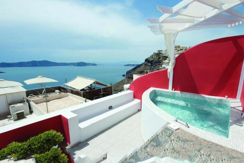 Szantorini utazás Theoxenia Hotel