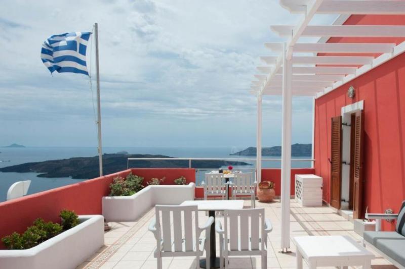 Szantorini utazás Theoxenia Hotel