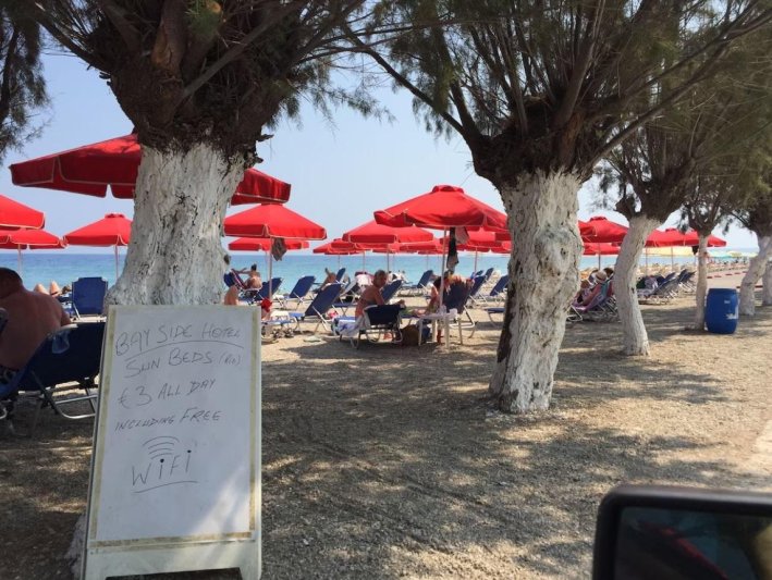 Rodosz Ialyssos utazás Alkyonides Hotel