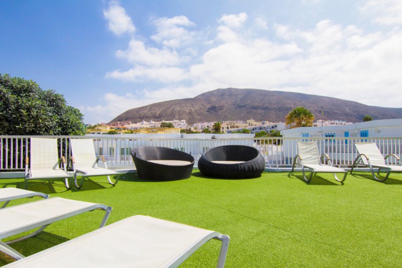 Tenerife Los Cristianos utazás Checkin Bungalows Atlantida