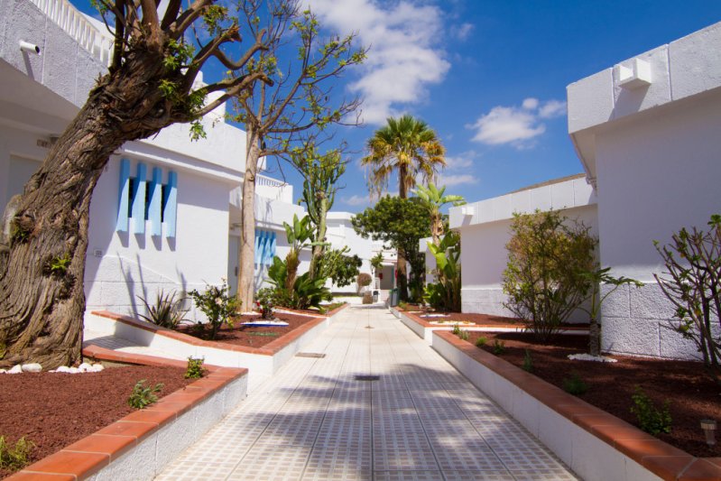 Tenerife Los Cristianos utazás Checkin Bungalows Atlantida