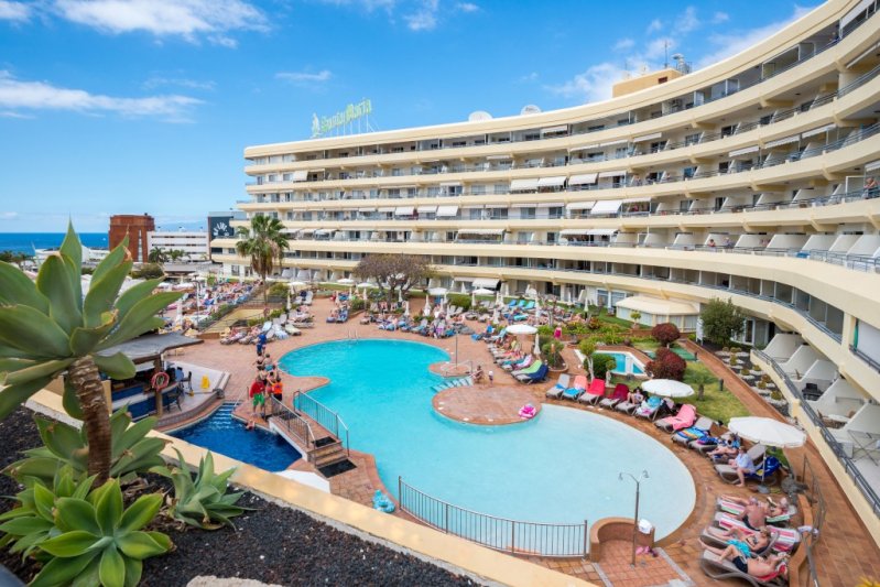 Tenerife Costa Adeje utazás Hovima Santa Maria