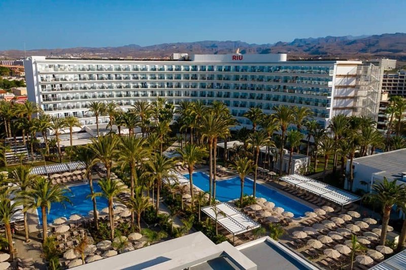 Gran Canaria Maspalomas utazás Riu Palace Palmeras