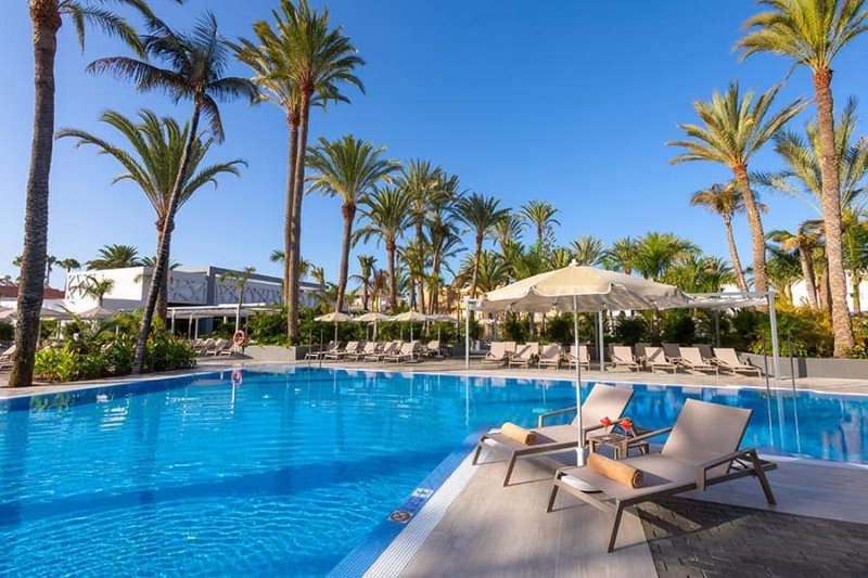 Gran Canaria Maspalomas utazás Riu Palace Palmeras