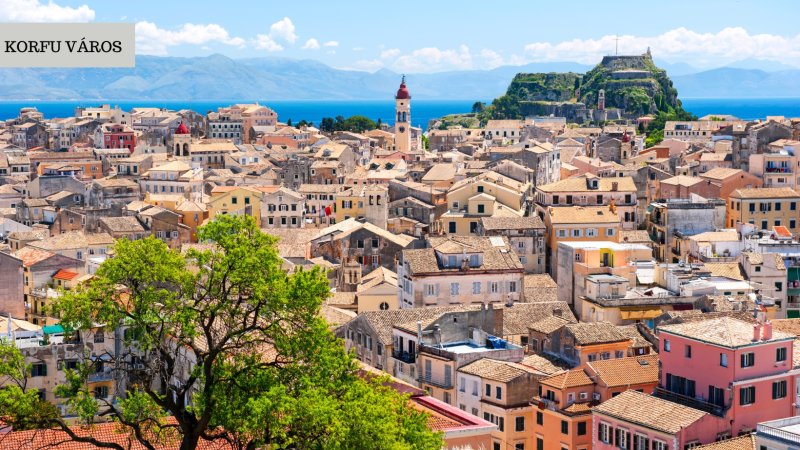 Korfu Moraitika utazás Elena Stúdiók