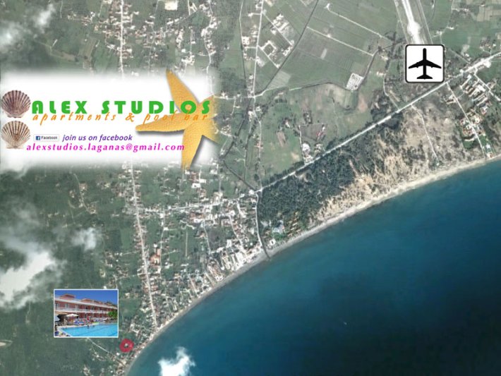 Zakynthos Laganas utazás Alex Stúdiók
