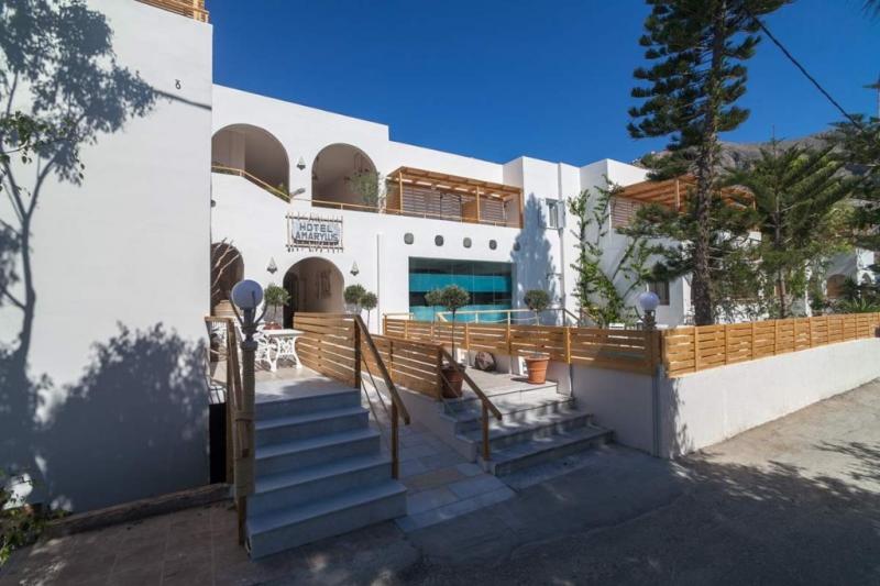 Szantorini Perissa utazás Hotel Amaryllis