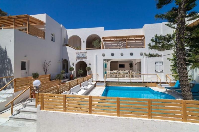 Szantorini Perissa utazás Hotel Amaryllis