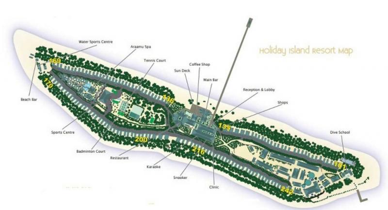 Maldív-szigetek utazás Hotel Holiday Island Resort