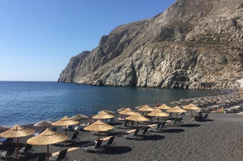 Szantorini Kamari utazás Hotel Narkissos