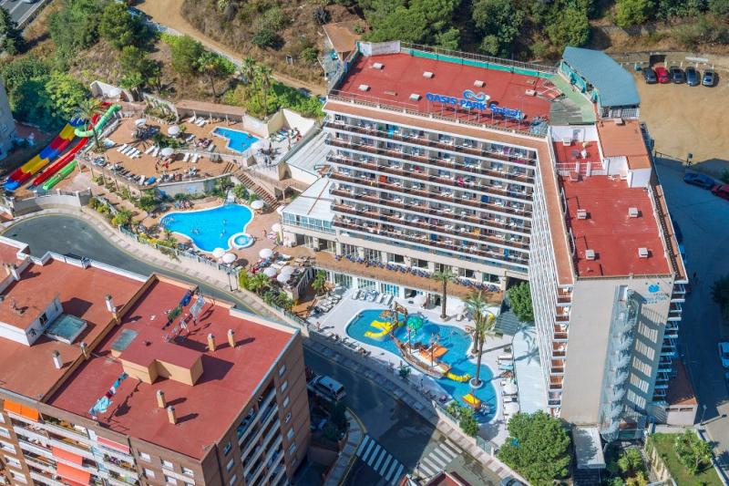 Costa Brava Calella utazás Hotel Oasis Park Splash