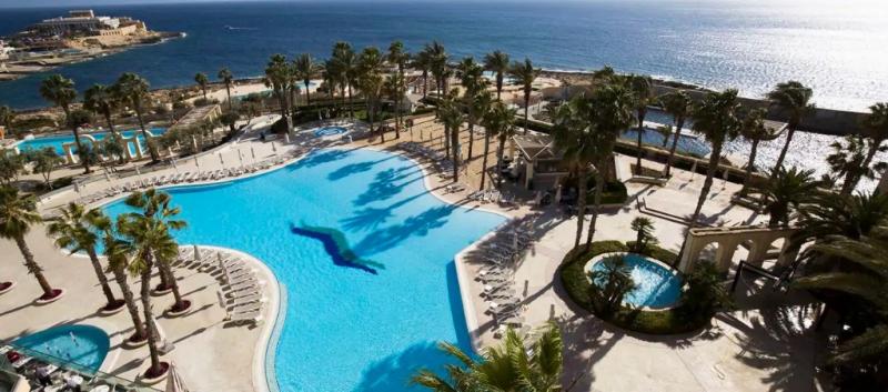 Málta utazás Szilveszter Máltán: Hotel Hilton Malta