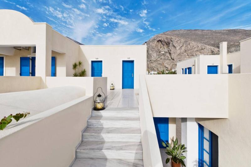 Szantorini Fira utazás Irigeneia Hotel