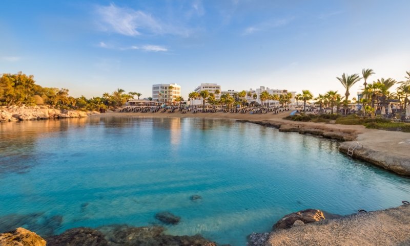 Dél-Ciprus Ayia Napa utazás Hotel Adams Beach