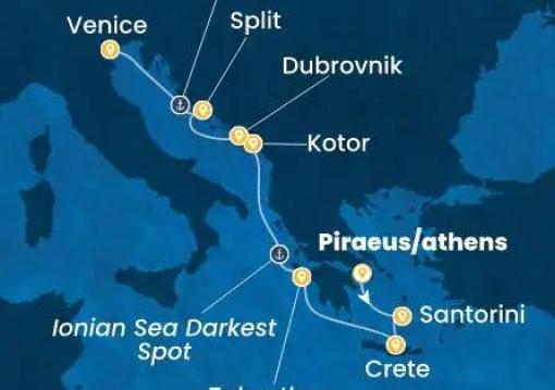 Athén utazás Egy utazás, két világ - Görög szigetek és Adria csoportos hajóút