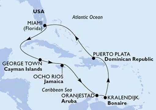 USA körutazások Karib-tengeri kalandozás csoportos hajóút