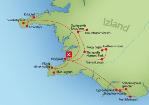 Izlandi Csillagtúra 9 Nap / 7 éj