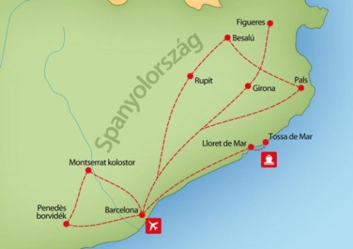 Katalónia Csillagtúra - Az Ezerarcú Barcelona és Környéke 8 Nap / 7 éj