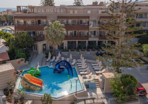 Kréta Rethymno utazás Minos Hotel 4*