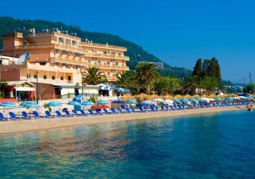 Korfu Benitses utazás Potamaki Beach Hotel