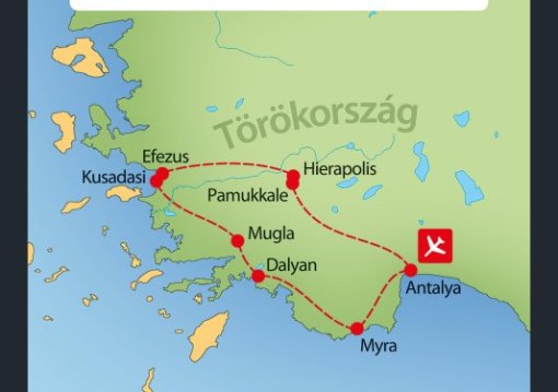 Lykia Partvidéke - Körutazás 8 Nap / 7 éj