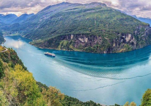 Norvég fjordok tájak és trollok