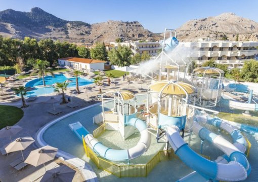 Rodosz Kolymbia utazás Blue Sea Island