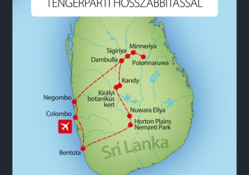 Srí Lanka-körutazás Tengerparti Hosszabbítással 14 Nap / 13 éj