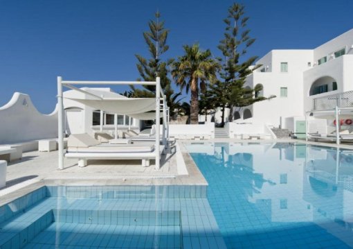 Szantorini Fira utazás Daedalus Hotel